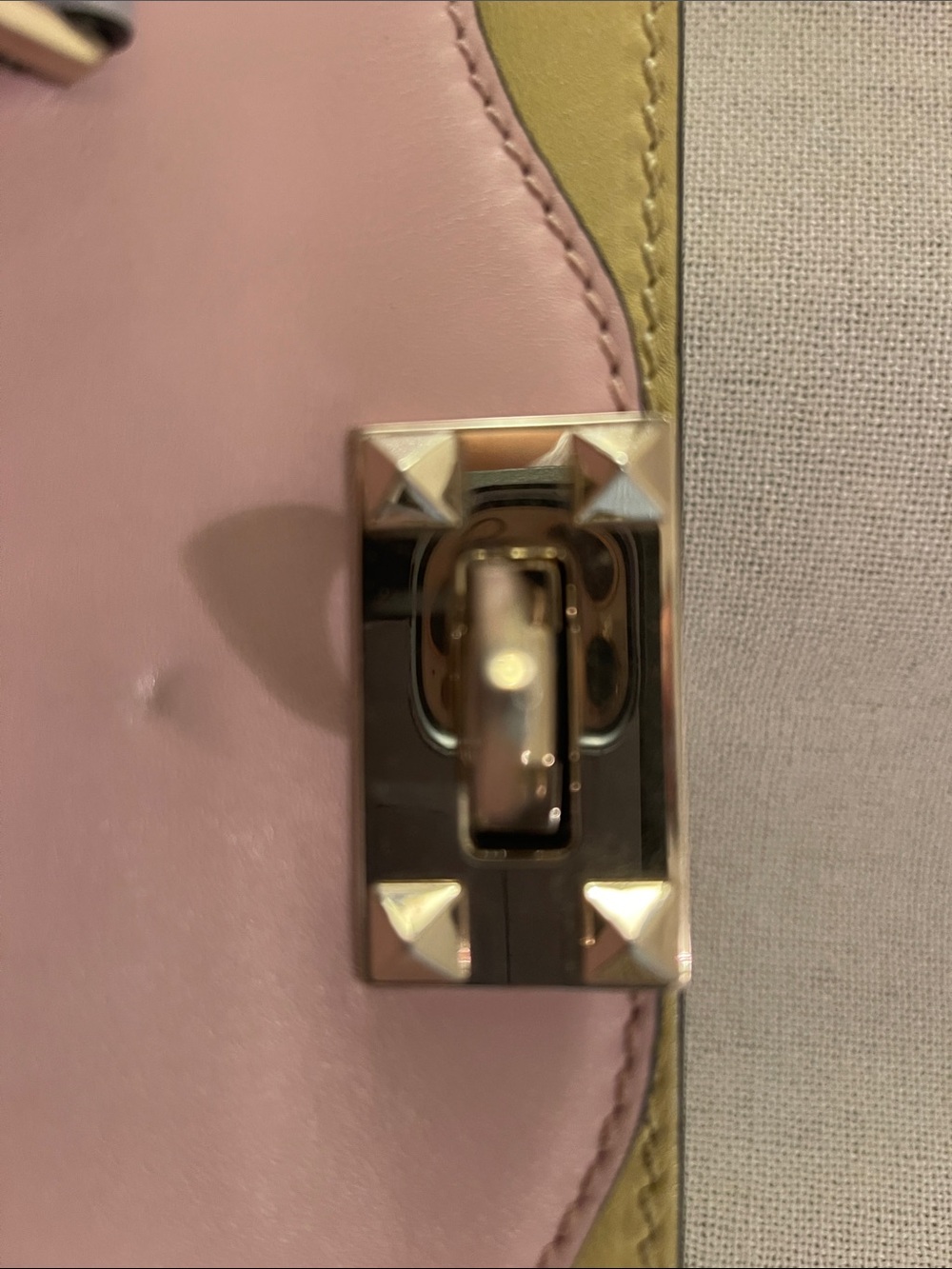 Valentino tricolor Rockstud small bag - Picture 3 of 14